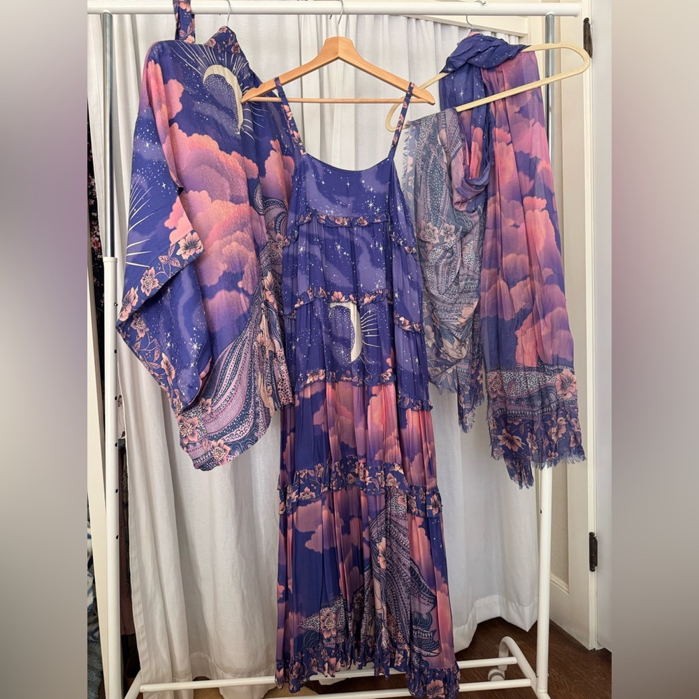 SPELL 🌙Luna Collection ✨ Short Robe 💕 - Picture 3 of 8
